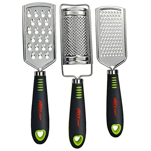 ALLTOP Food Graters for Cheese,Nutmeg,Potato,Ginger and Garlic,Cirtrus,Hand